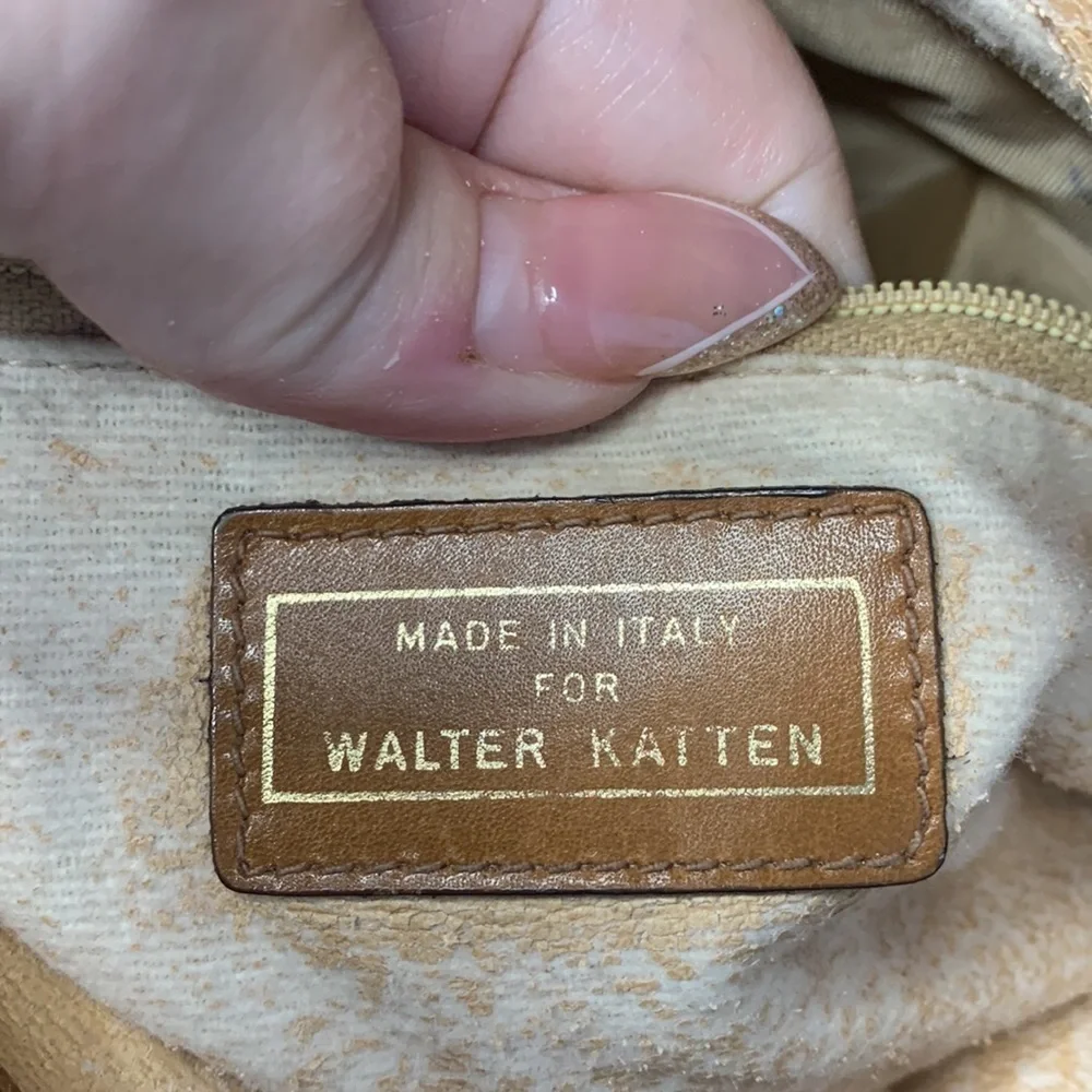 MADE IN ITALY FOR Walter Katten dome satchel